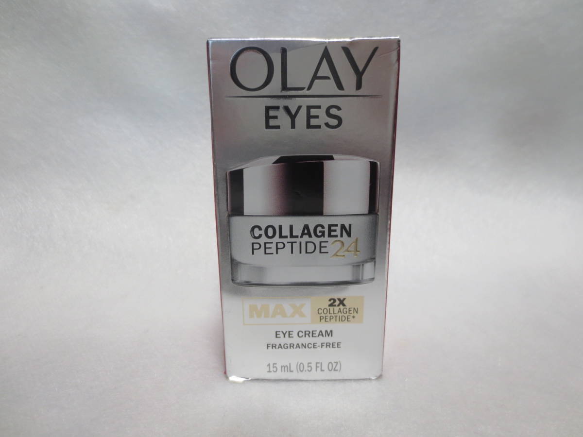 セール!!新品 Olay オレイ アイズ コラーゲンペプチド24 マックス アイクリーム 15ml 無香料 Olay Eyes Collagen Peptide24 Max Eye Cream拍卖