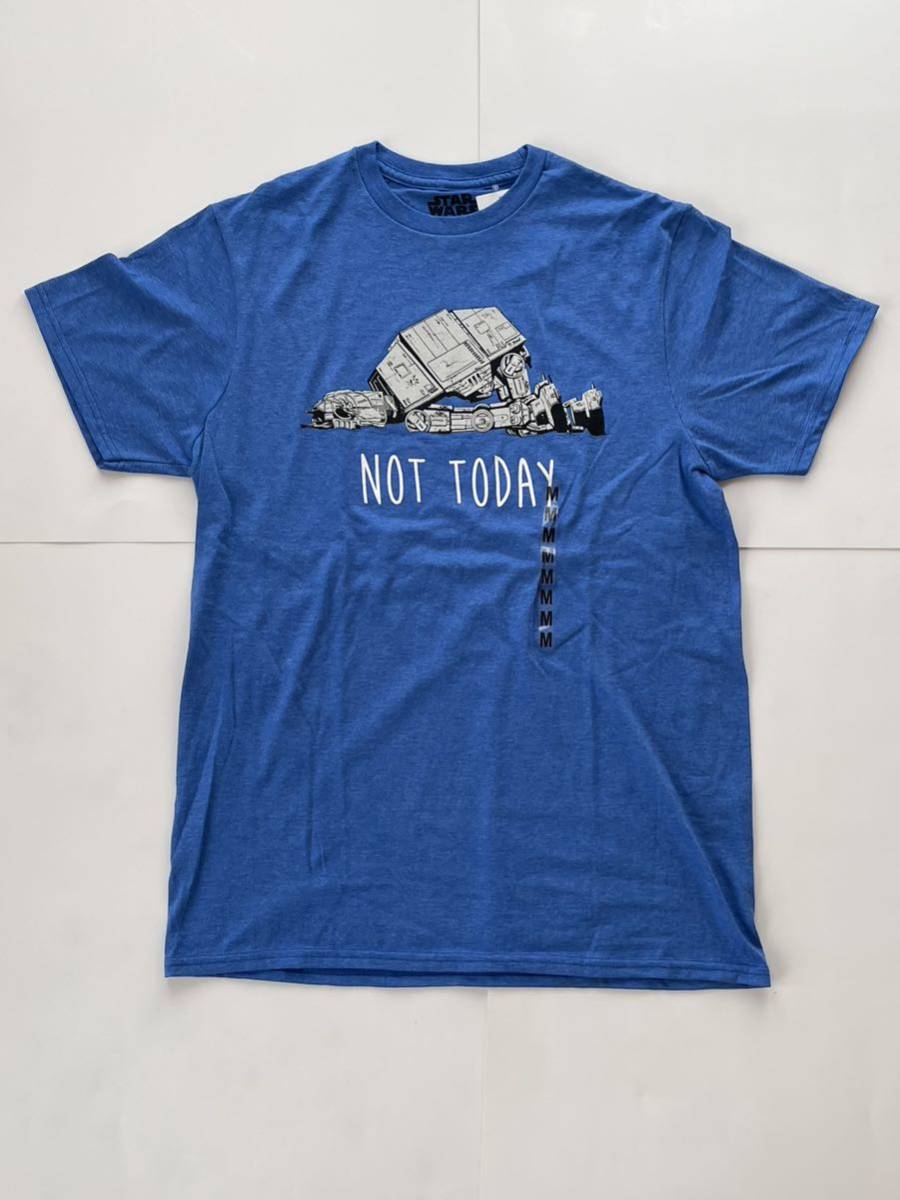 スターウォーズ Tシャツ 新品 Mサイズ ブルー 直輸入 半袖Tシャツ STAR WARS キャラクター拍卖
