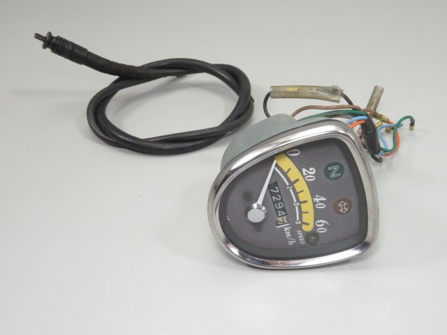 リトルカブ AA01 純正 スピードメーター おまけ アクセルワイヤー 実動車外し 検 ノーマル カスタム 1 C50 A拍卖