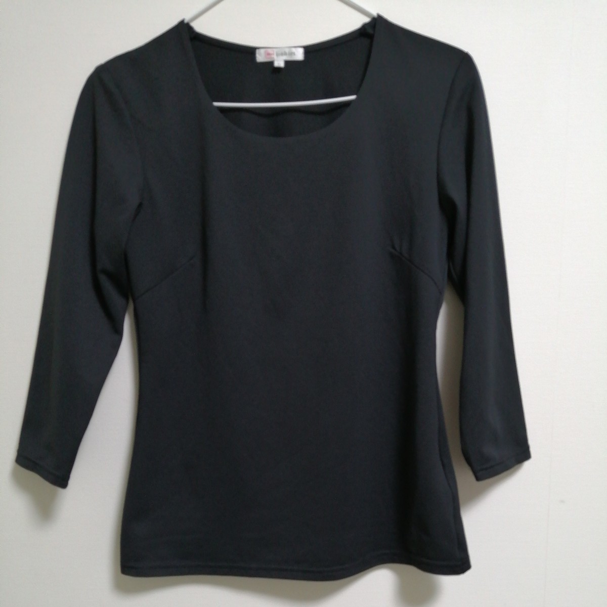 【中古:美品 】 i-shirt アイシャツ Lサイズ 紺色 ブラウス 七分袖拍卖