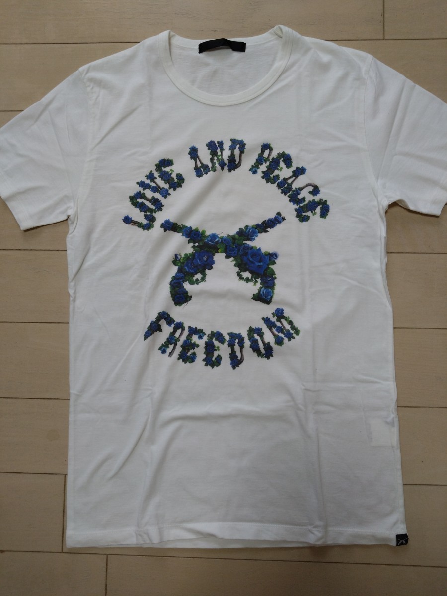 roar(ロアー) FLOWERプリントTシャツ カラー:ホワイト系×ブルー系 品番:16 SRT-03 表示サイズ:2拍卖