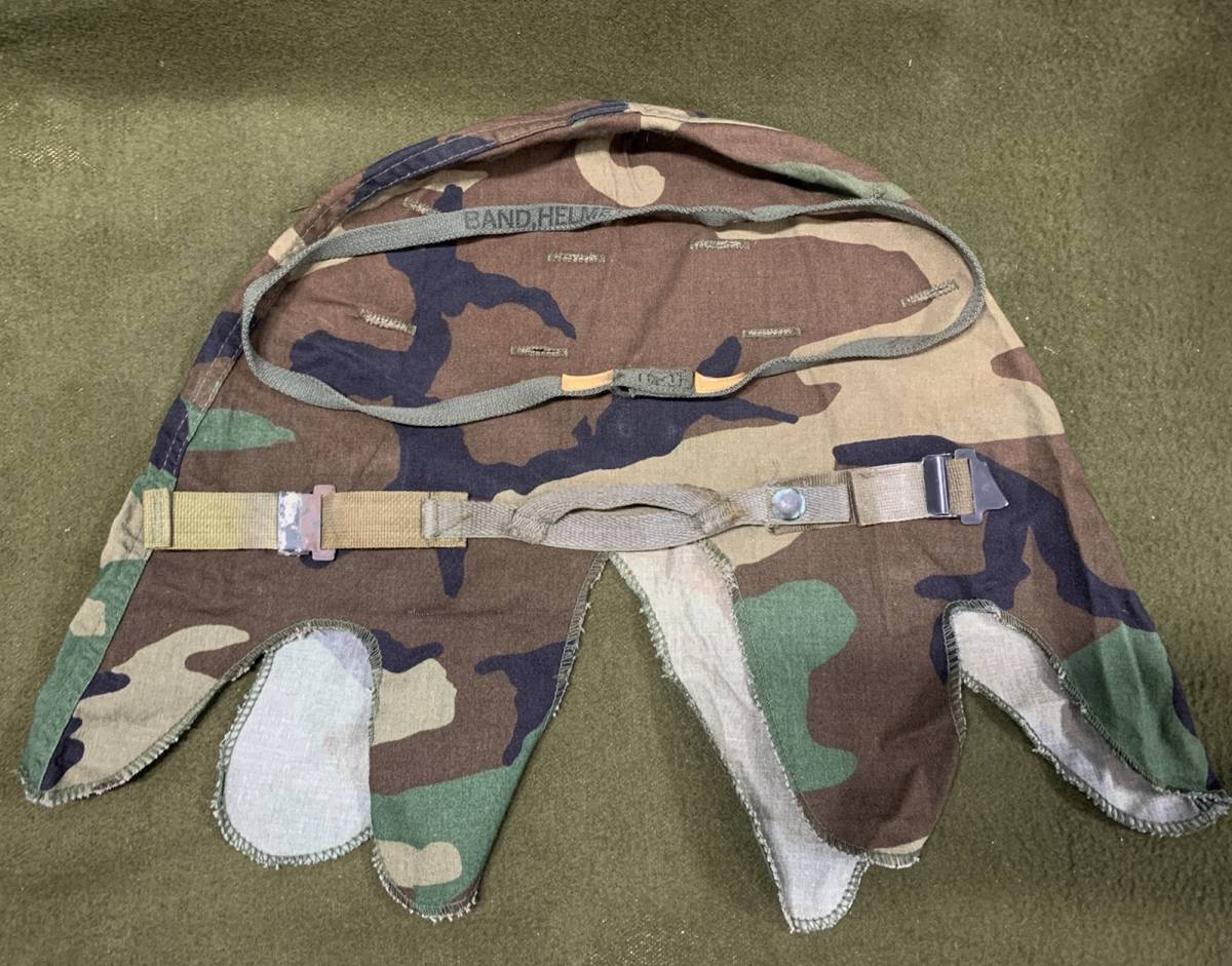 #1.米軍実物ヘルメットM-1 後期型 パート3種セット.空挺部隊2024/01/12拍卖