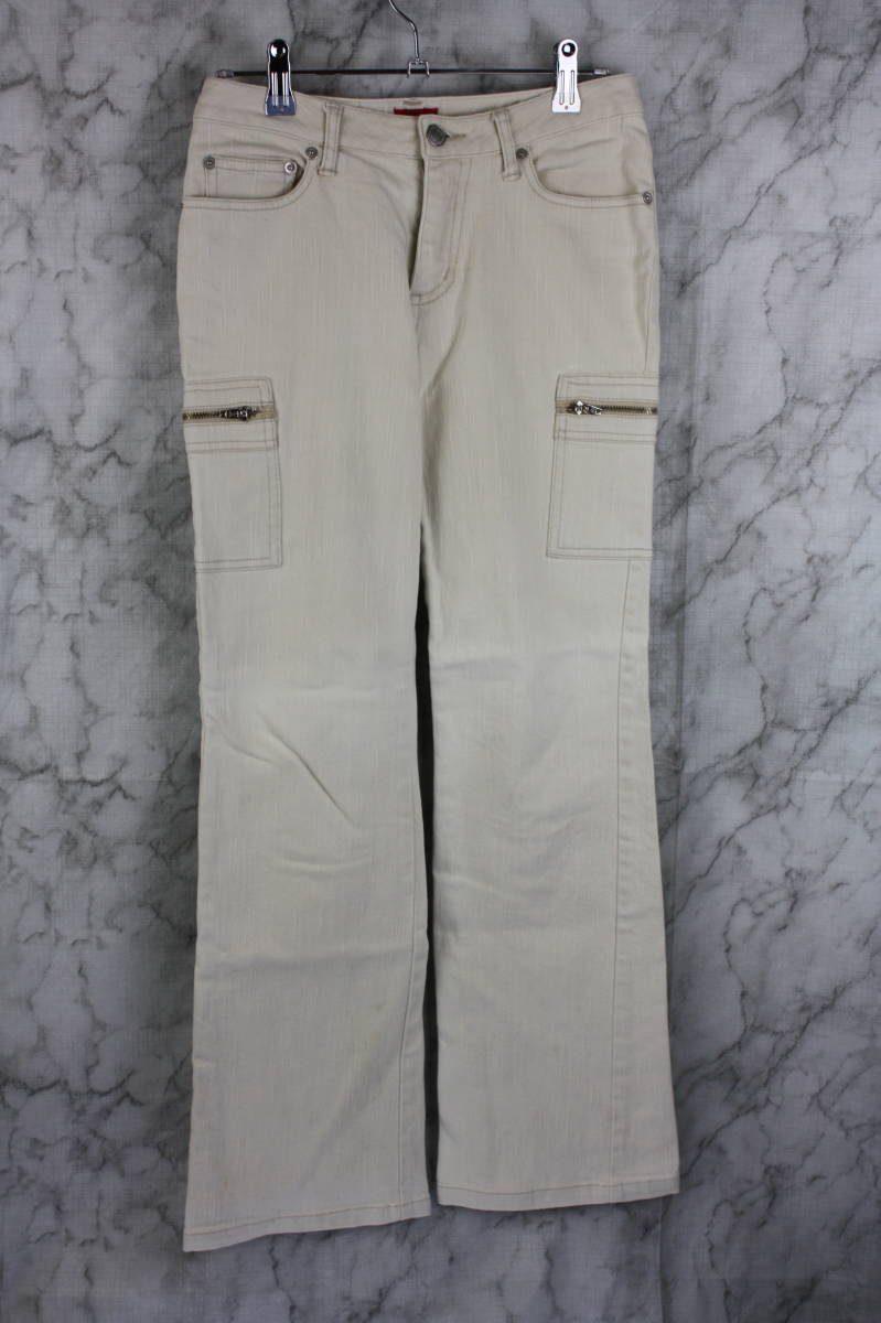 INGNI イング デニムパンツ INGNIJEANS アイボリー Mサイズ ウエスト約66cm拍卖