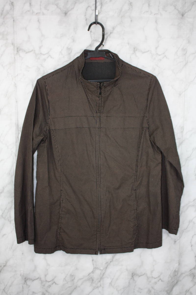 DECOY デコイ フルジップ式トップス ドット柄ブラウン サイズ9AR拍卖