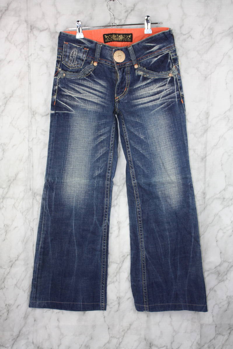 RIOBERA リオベラ デニム ジーンズ ビンテージ 刺繍 サイズ27拍卖