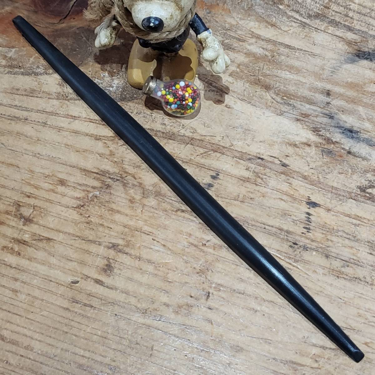 レザークラフト 持ち手のゴム芯 全長22.5cm拍卖