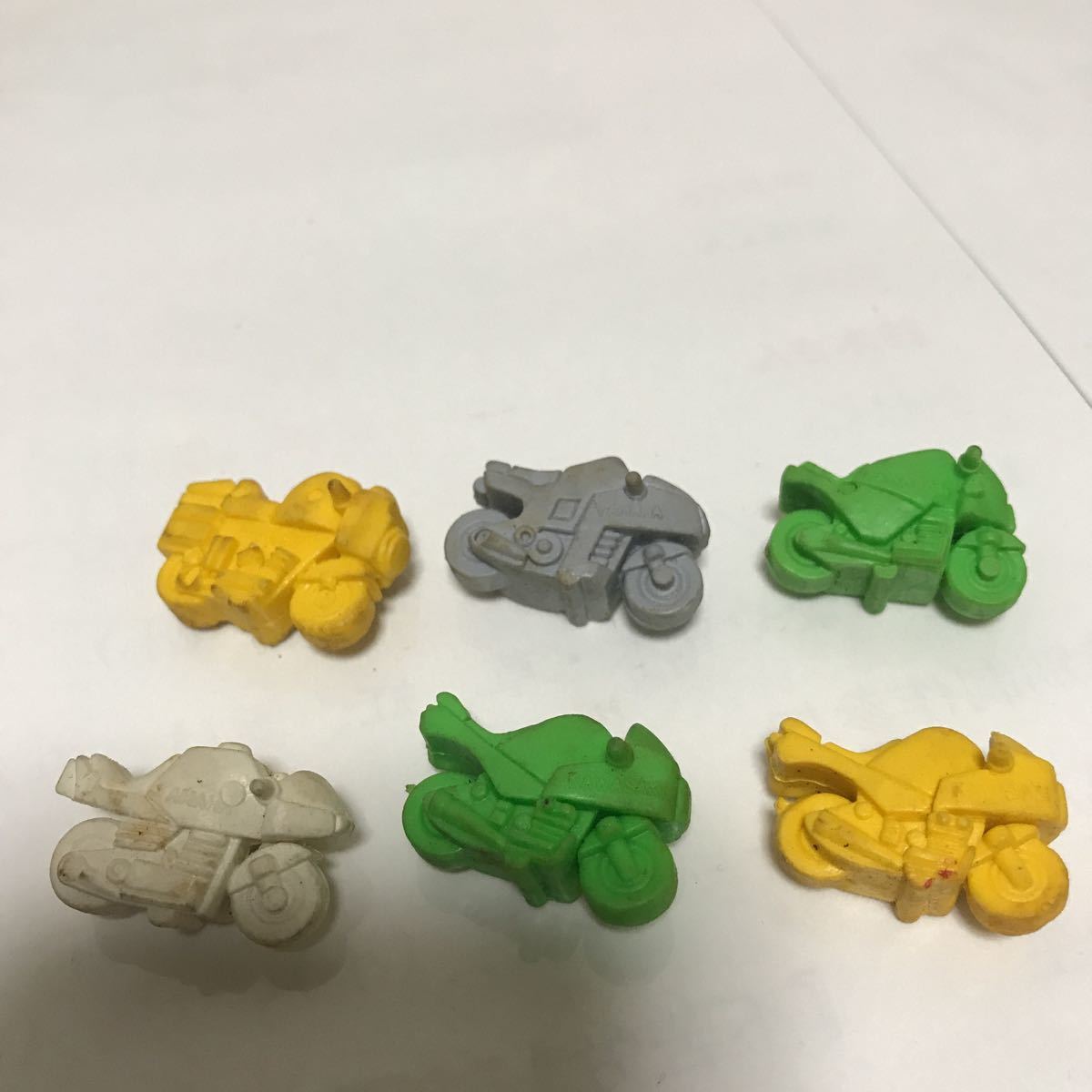 ■約40年前チョロバイ消しゴム バイク カタナ当時物■おまけ食玩消しゴム昔レトロ昭和グリコ古い当時森永拍卖