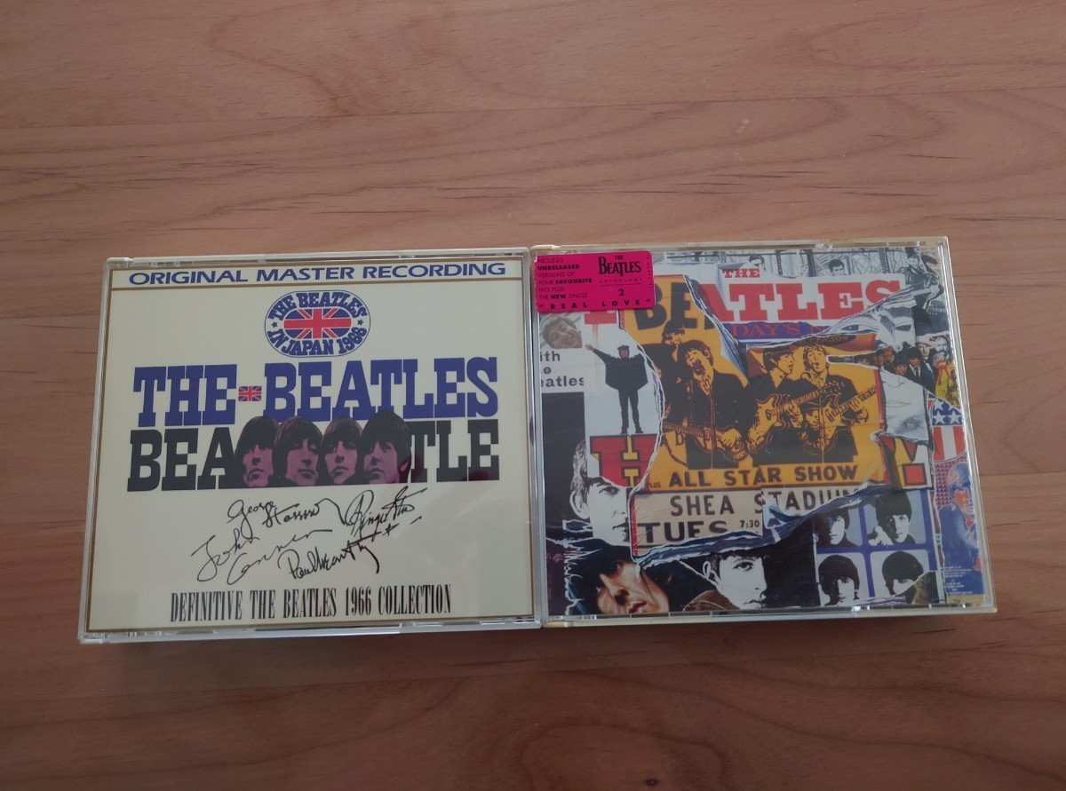 ★THE BEATLES ビートルズ★THE BEATLES DEFINETIVE COLLECTION JAPAN 1966 シリアルナンバー入り★Anthology2★4CD★汚れあり★中古品拍卖