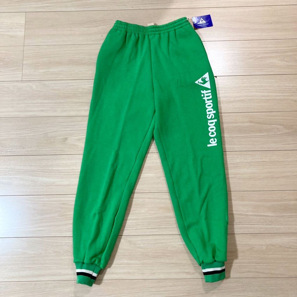 le coq sportif ルコック スウェット パンツ ズボン Mサイズ 緑 新品 未使用品拍卖
