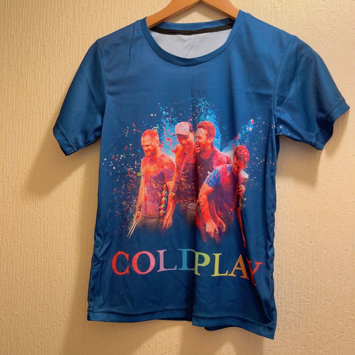 新品★ブルー★ Coldplay / コールドプレイ★Tシャツ★ユニセックス拍卖