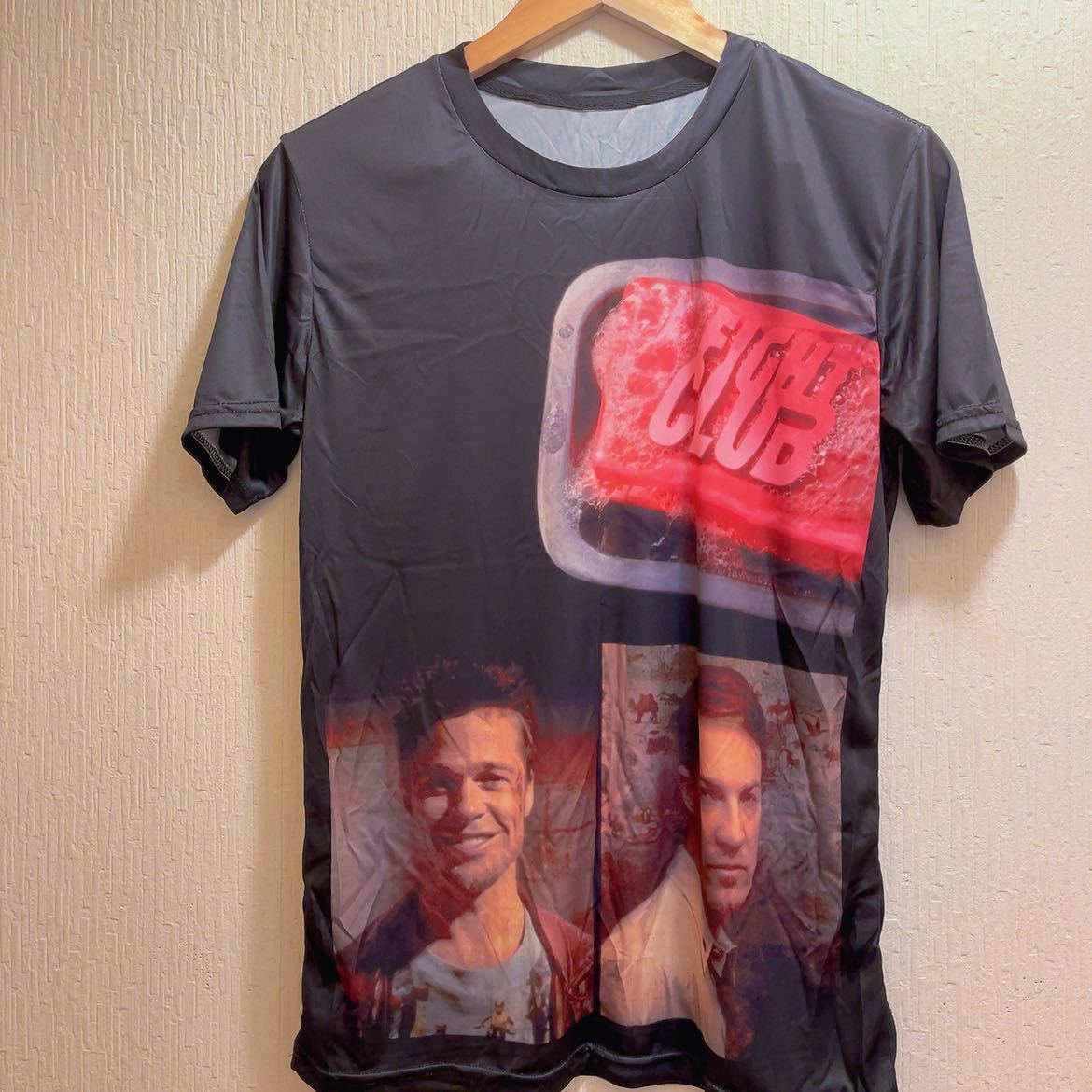 新品★ブラック★ファイトクラブ★ブラッドピット★Tシャツ★ユニセックス★L拍卖