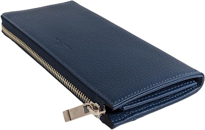 BOXなしで激安 L型 NV ロングウォレット 長財布 高級レザー 日本製 メンズ レディース 財布 本革 大容量 ペア 財布 O拍卖