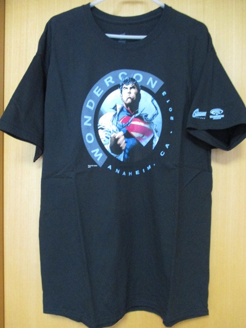 即決★アメリカ アナハイム DC コミック スーパーマン WONDERCON ワンダーコン イベントTシャツ・2013年/XL拍卖