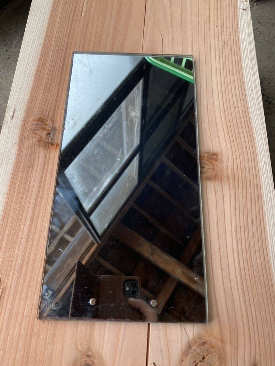 【送料無料】鏡 昭和レトロ 304x152x5mm拍卖