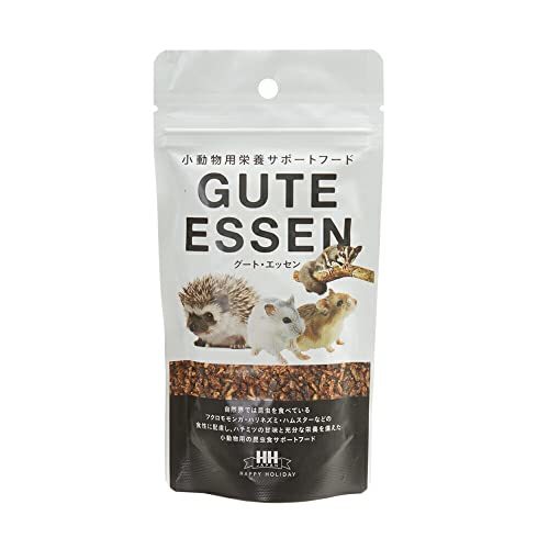 H・H・J (ハッピー・ホリデイ・ジャパン) ハッピーホリデイ 昆虫食小動物用サポートフード グート・エッセン 60g拍卖