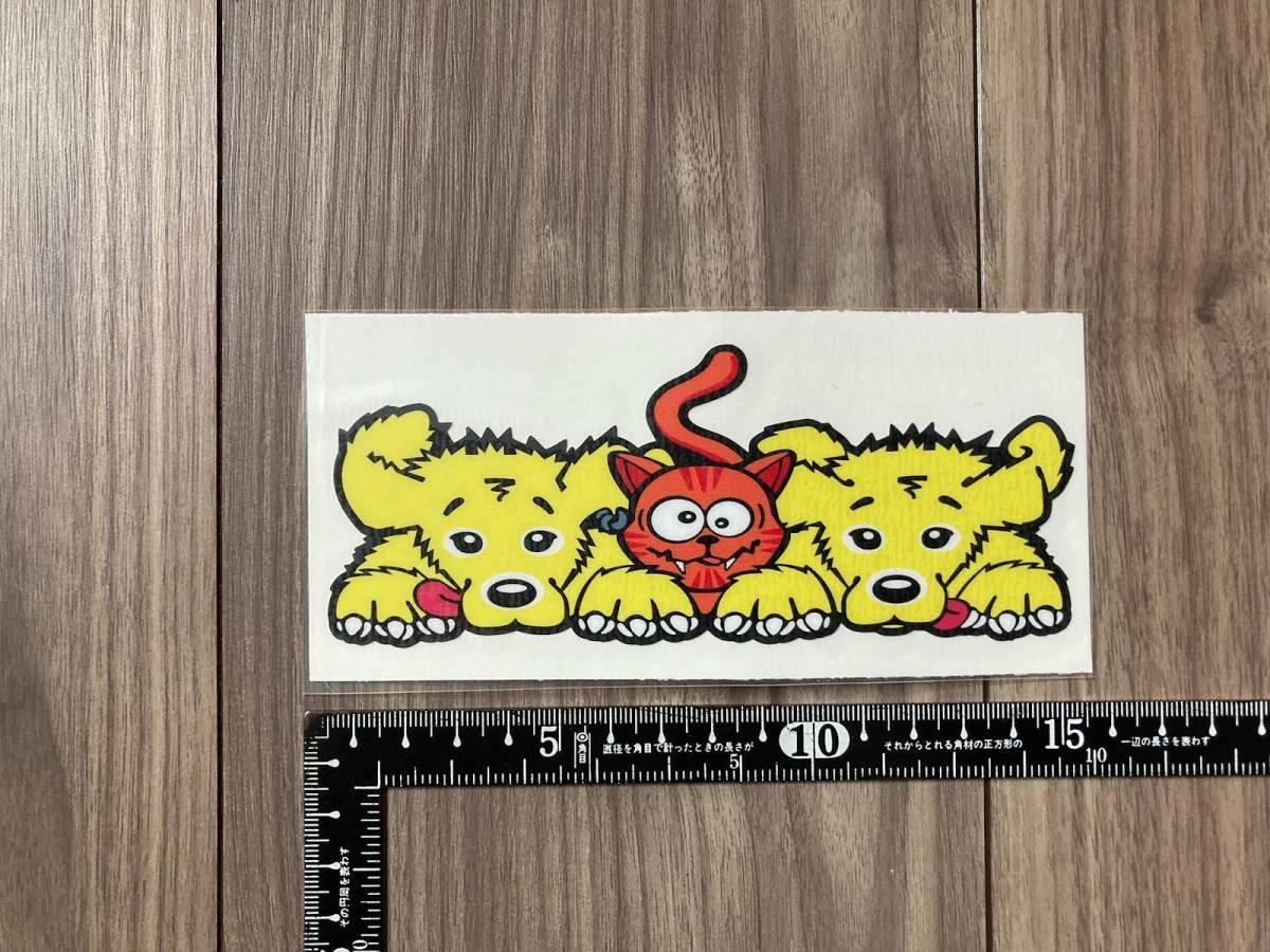 送料無料 Rossi 46 Cat & Dogs STICKER DECAL バレンティーノ ロッシ ステッカー シール デカール バイク 150mm x 60mm拍卖