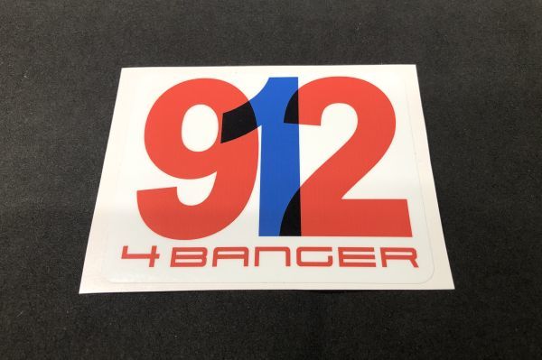 ポルシェ 4 BANGER sticker ステッカー 912 porsche 996 997 991 992 930 964 993 (-po4ban2拍卖