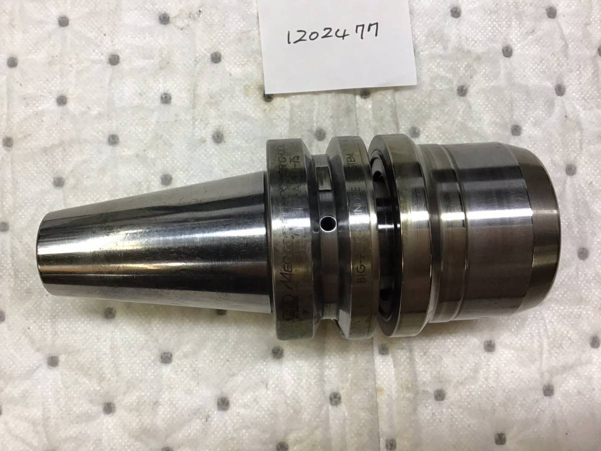 BIG 大昭和精機 MEGA ミーリングチャック BBT40-MEGA 20D-75。 中古品 (1202477)拍卖