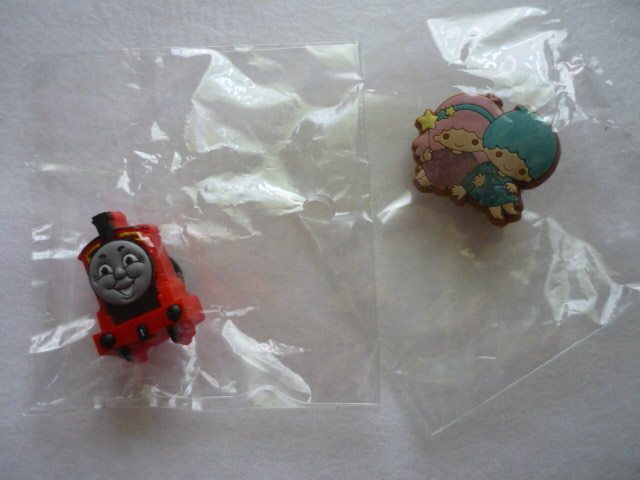 シビッツ 2個 クロックス きかんしゃトーマス・キキララ拍卖