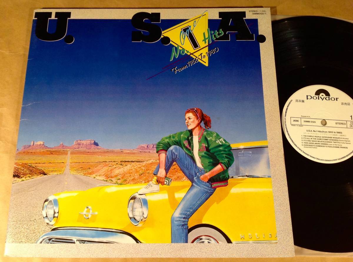 LP(2枚盤 国内盤)●オール・アメリカン・トップ・ヒッツ◎コニー・フランシス、ライチャス・ブラザース 他●白レーベル!拍卖