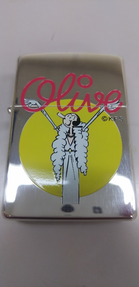 Zippo POPEYE ポパイ OLIVE 鏡面仕上げ拍卖