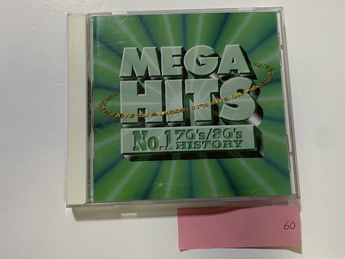 CH-60 MEGA HITS No.1 70's 80's HISTORY CD/洋楽 オムニバス Whitney Houston Rick Astley Hall & Oates Eurythmics Rick Springfield拍卖