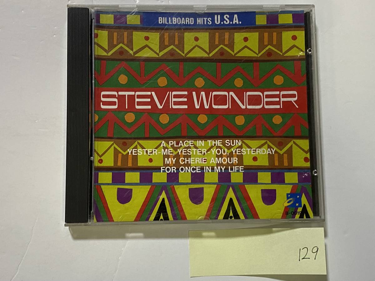 CH-129 STEVIE WONDER BILLBOARD HITS U.S.A. CD スティービー ワンダー 名曲 ヒット曲/洋楽拍卖
