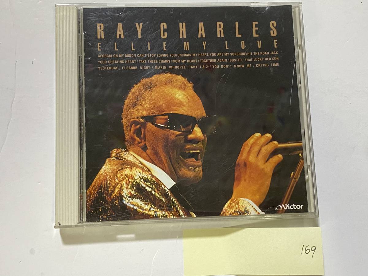 CH-169 RAY CHARLES ELLIE MY LOVE CD レイ チャールズ いとしのエリー 愛さずにはいられない UNCHAIN MY HEART YOU ARE MY SUNSHINE拍卖