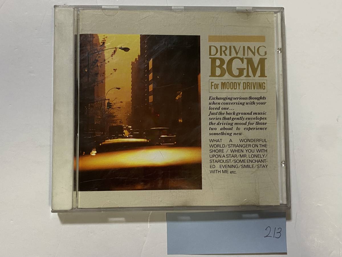 CH-213 DRIVING BGM For MOODY DRIVING CD/白い渚のブルース 愛は吐息のように IF WE HOLD ON TOGETHER STAY WITH ME拍卖