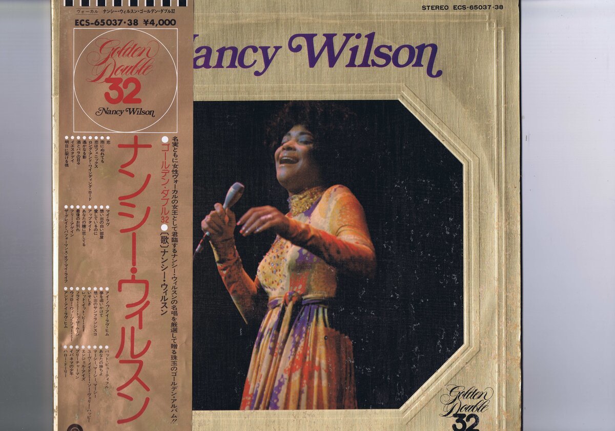 盤質新品同様 国内盤 2LP Nancy Wilson / Golden Double 32 / ナンシー・ウィルスン ウィルソン 帯付 インサート付 ECS-6503738拍卖