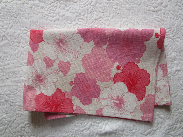 ハンドメイド★ランチョンマット40×60★ハイビスカス★給食用に★№15拍卖