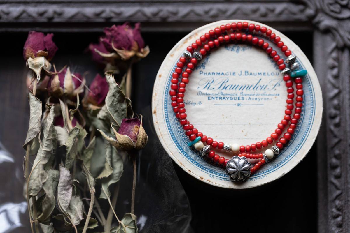 *white hearts & silver925concho ブレスレット拍卖