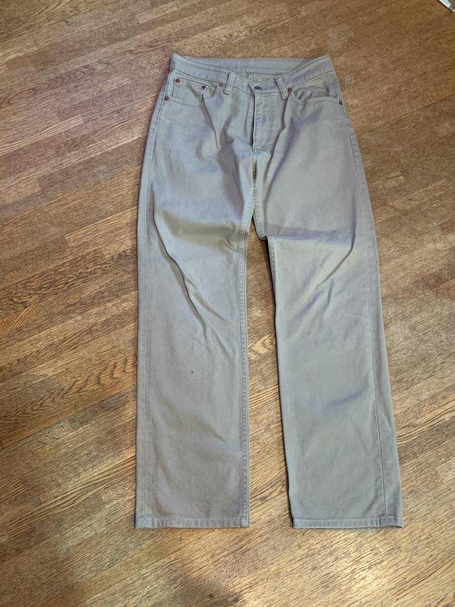 * リーバイス502ストレート W31 X L33 ベージュ拍卖
