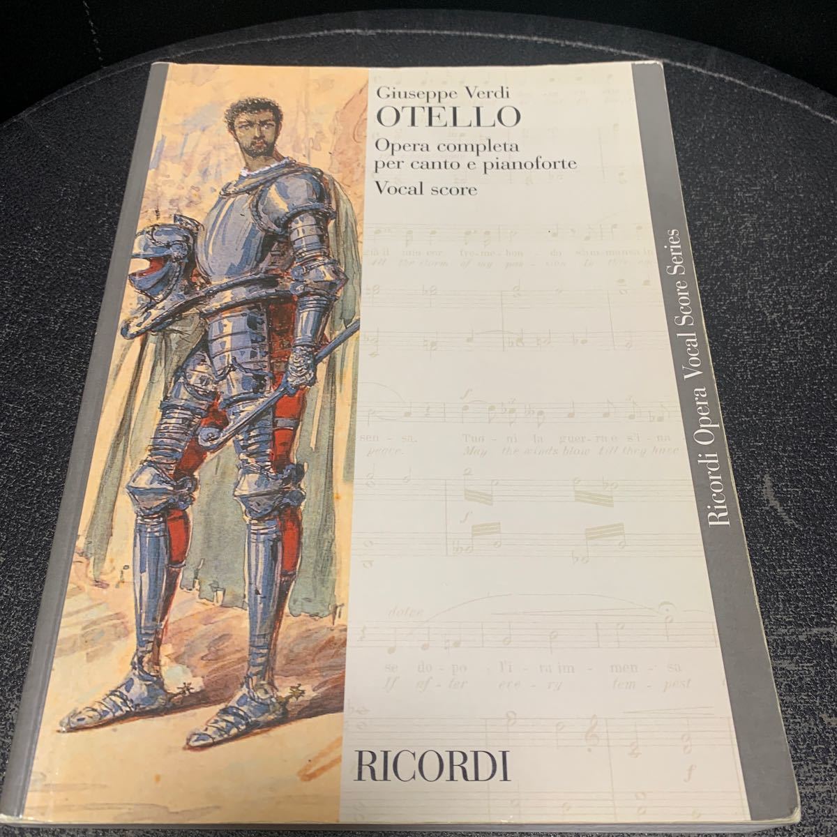 洋書楽譜 ジュゼッペ・ヴェルディ オテロ GIUSEPPE VERDI / OTELLO OPERA RICORDI オペラ ヴォーカルスコア拍卖