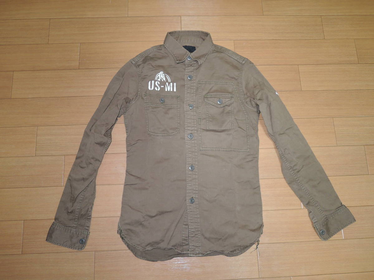 ヒステリックグラマー HYSTERIC GLAMOUR ワークシャツ S 長袖 / ガール拍卖