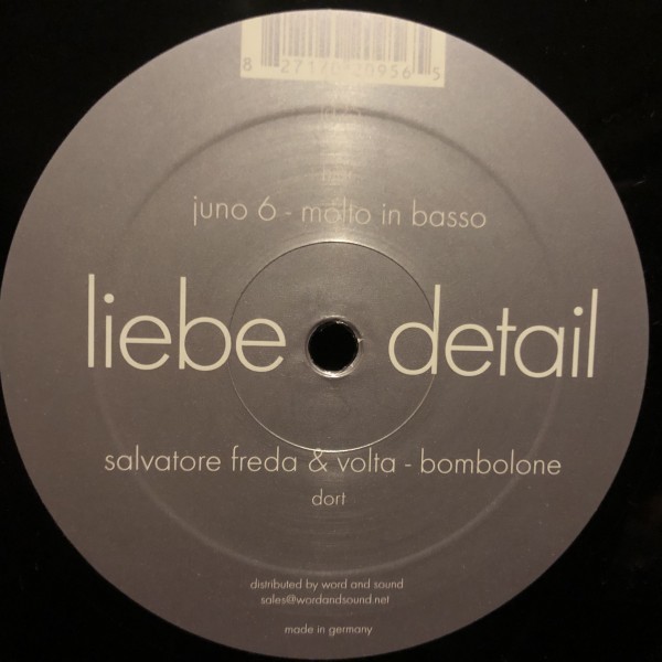 Salvatore Freda & Volta , Juno 6 / Bombolone , Molto In Basso拍卖