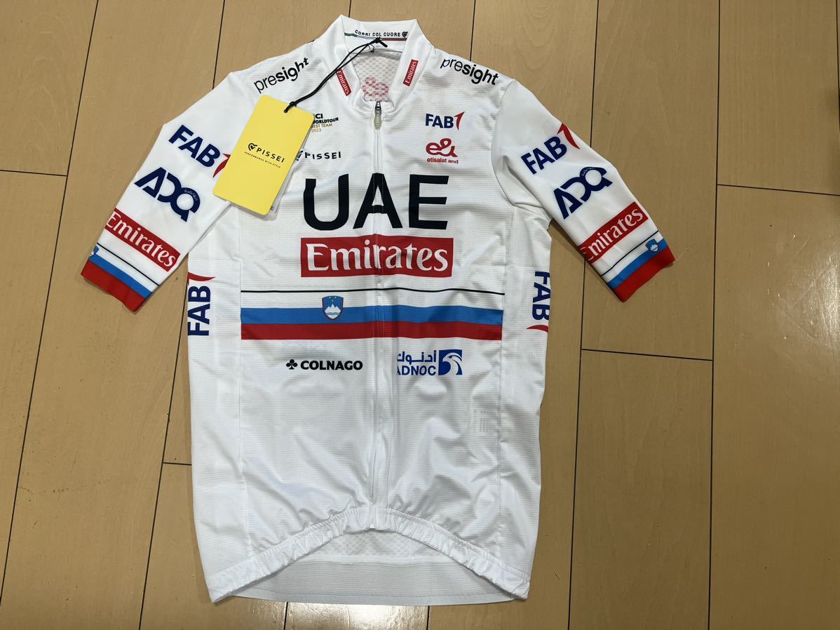 2024年新品UAEエミレーツ スロベニア ジャージ ポガチャル自転車コルナゴEmiratesロードバイクSHIMANOシマノ ツールドフランスM colnago拍卖