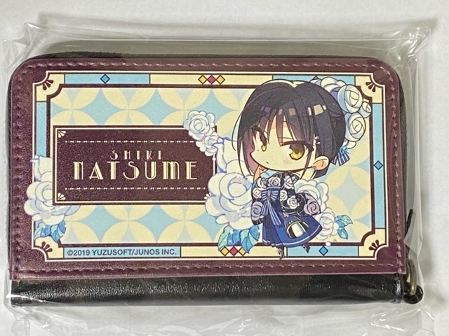 ゆずソフト 喫茶ステラと死神の蝶 カードポケット付きミニ財布 四季ナツメ 袴Ver.青(未開封)拍卖