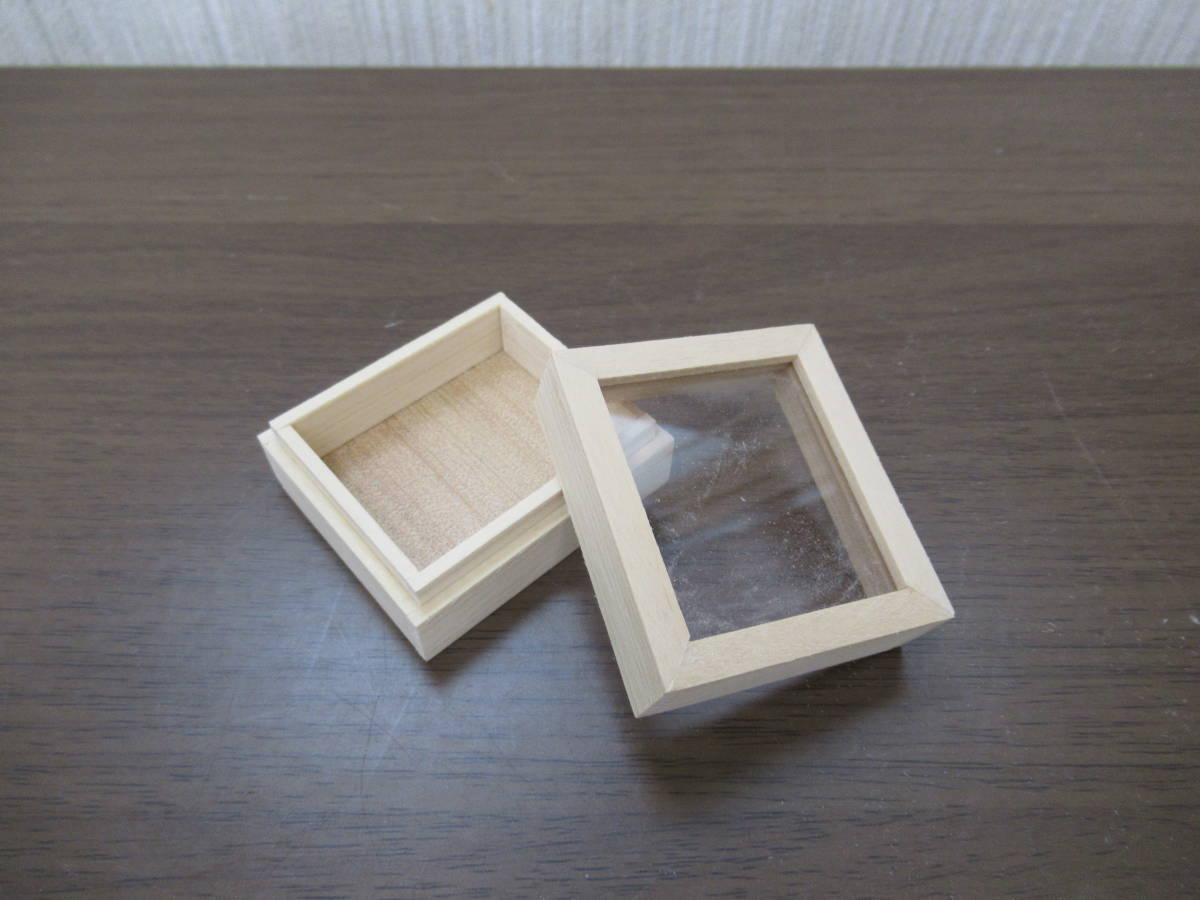 ハンドメイド★ミニチュア★木製★小さな木箱★A拍卖