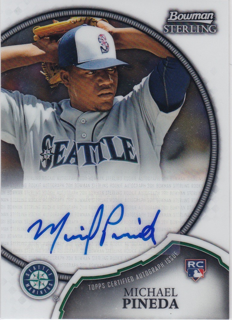 Michael Pineda 2011 BOWMAN STERLING AUTO 直筆サイン拍卖