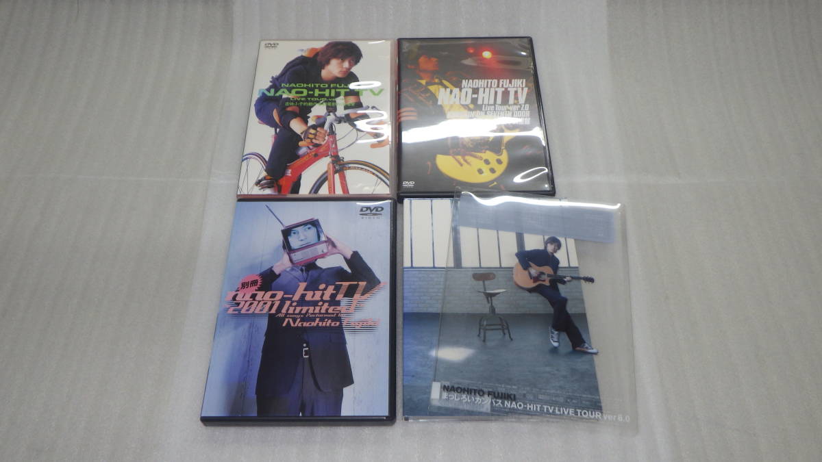 ●DVD●NAO-HIT TV LIVE TOUR●PCBP50482/PCBP50595/PCBP61868/PCBP51422●藤木直人 DVD4点セット●中古● ※同梱・バラ売り不可拍卖