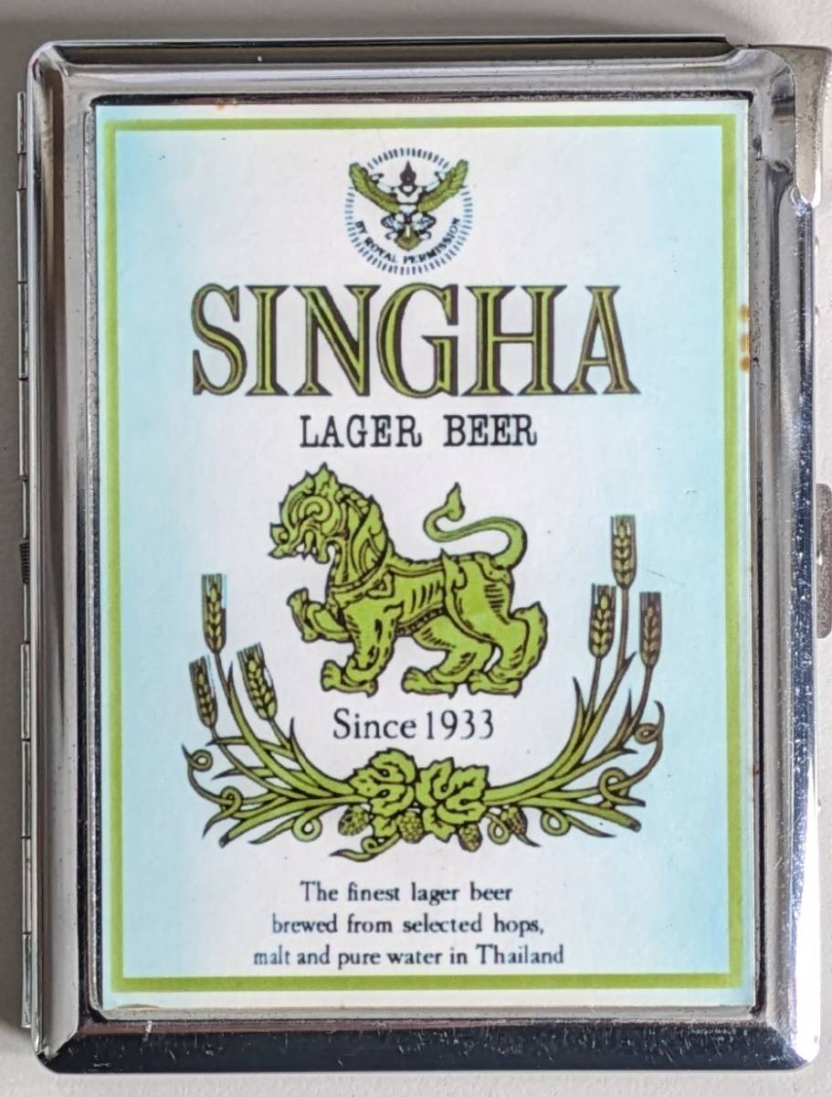 美品 シンハービール シガレットケースライター付き拍卖