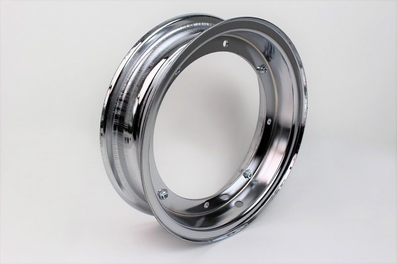 ダックス/DAX/シャリー スチールホイール クローム 10インチ2.75J拍卖