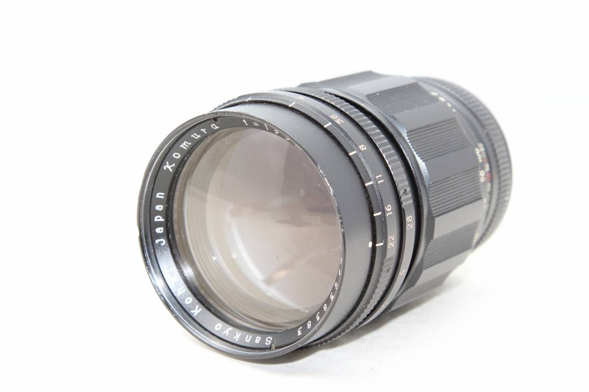 コムラ KOMURA SANKYO KOHKI 135mm F2.8 レンズ 訳あり品 ♯3877拍卖