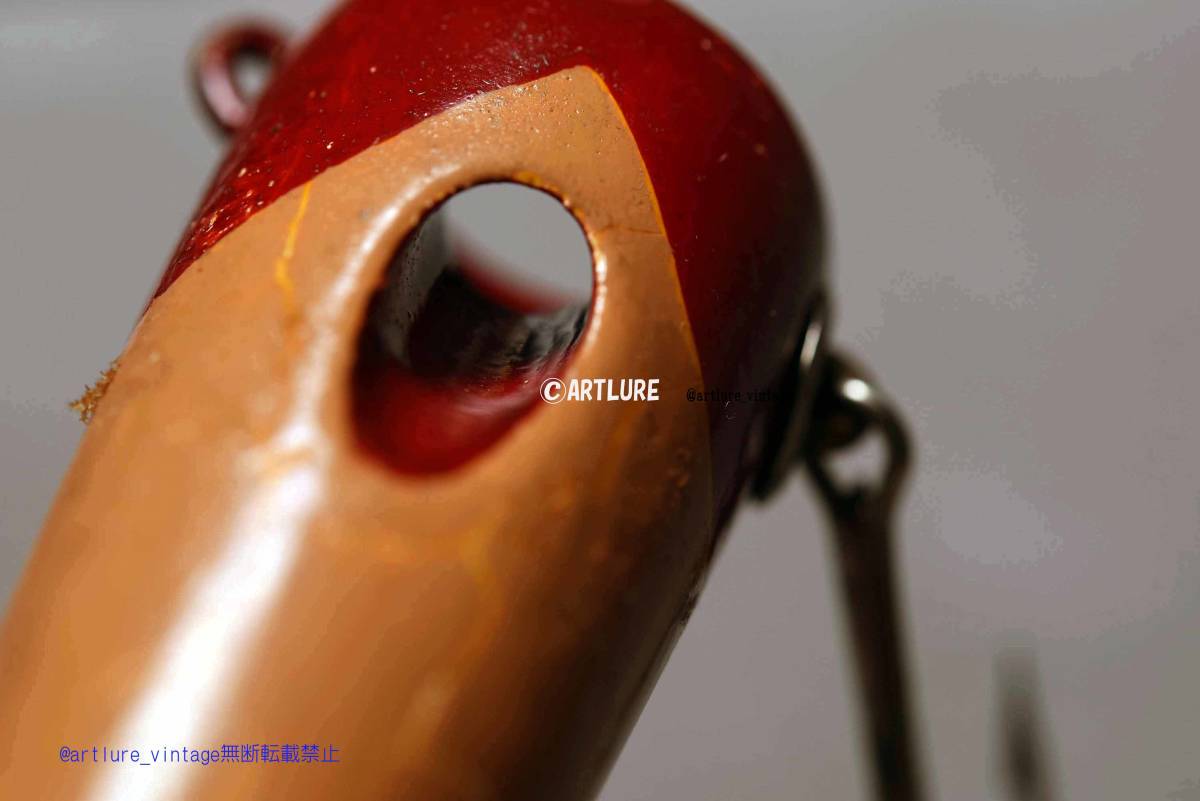 オールド珍品希少面白ルアーTHE MASTER BIFF PLUG BY BIFF BAITS CO,. c1926~ water sonic type rare  VINTAGE LURE (4700-224)USA 拍卖