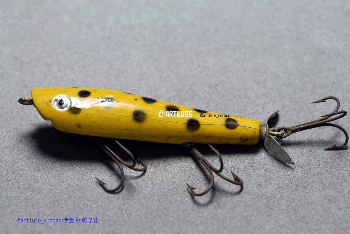 オールド珍品希少面白ルアー SHAKESPEAR SPECIAL 6547 WOODEN LURE  VINTAGE LURE (4696-224)USA #OLDLURE #ARTLURE_VINTAGE 拍卖