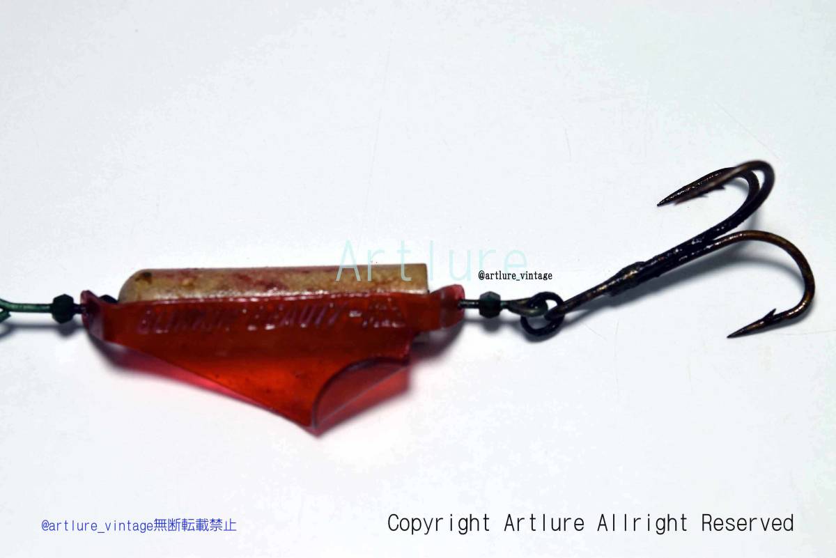 オールド珍品希少面白ルアー BUNKIN BEAUTY PLASTIC VINTAGE LURE (4774-205)USA #OLDLURE #ARTLURE_VINTAGE 拍卖