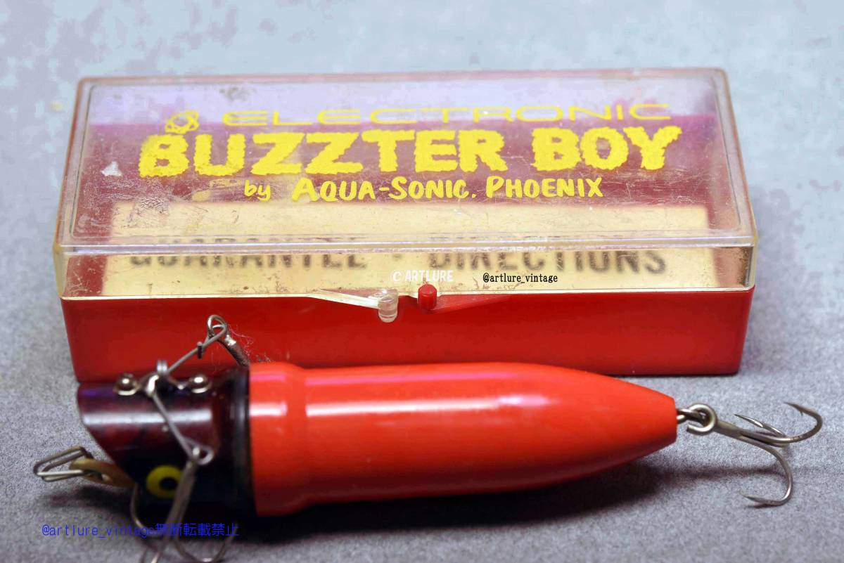 electronic BUZZTER BOY c1960 the battery powerd buzzter boy オールド珍品希少面白ルアー VINTAGE LURE (8717-177)USA #OLDLURE 拍卖
