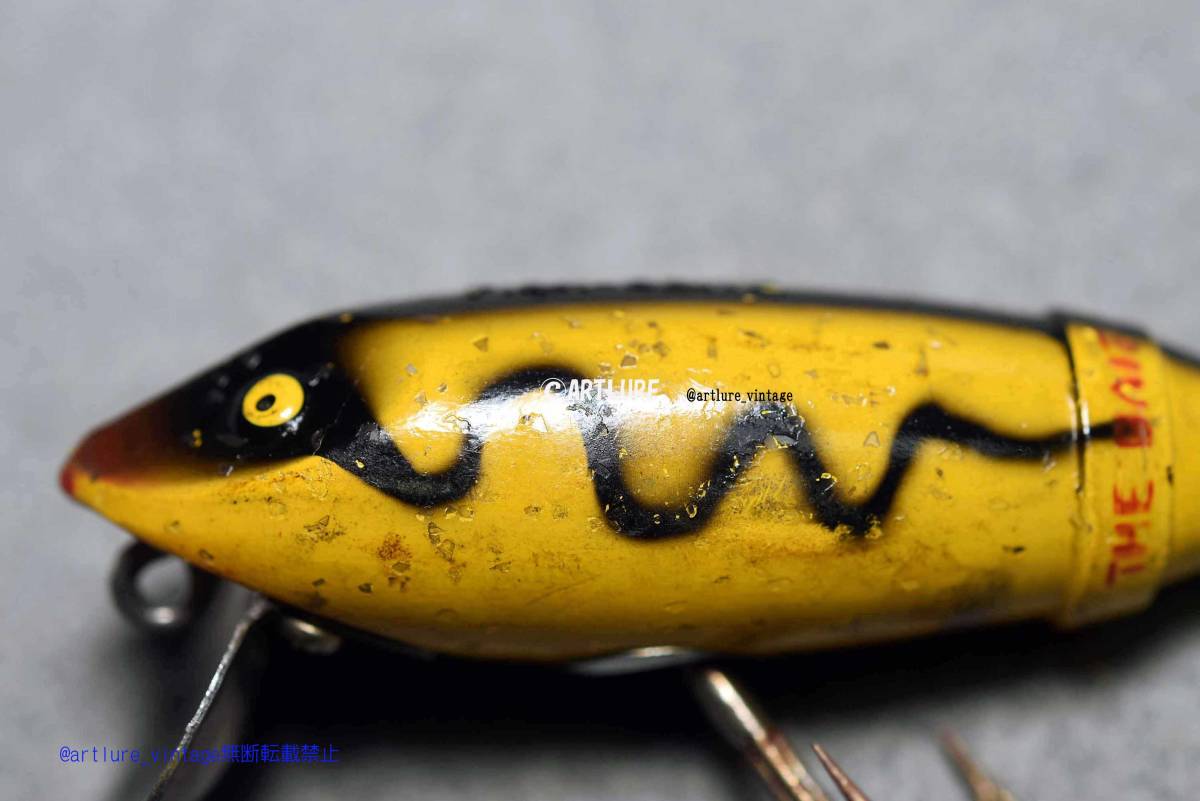 オールド珍品希少面白ルアーSOUTHBEND FISH-O-BITE 1991 THE BAIT THAS RIGHT c1939~ VINTAGE LURE (6014-194)USA #OLDLURE #ARTLURE_拍卖