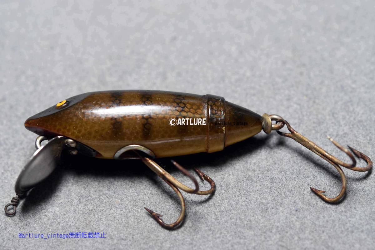 オールド珍品希少面白ルアーSOUTHBEND FISH-O-BITE 1991 THE BAIT THAS RIGHT c1939~ VINTAGE LURE (6016-194)USA #OLDLURE #ARTLURE_拍卖